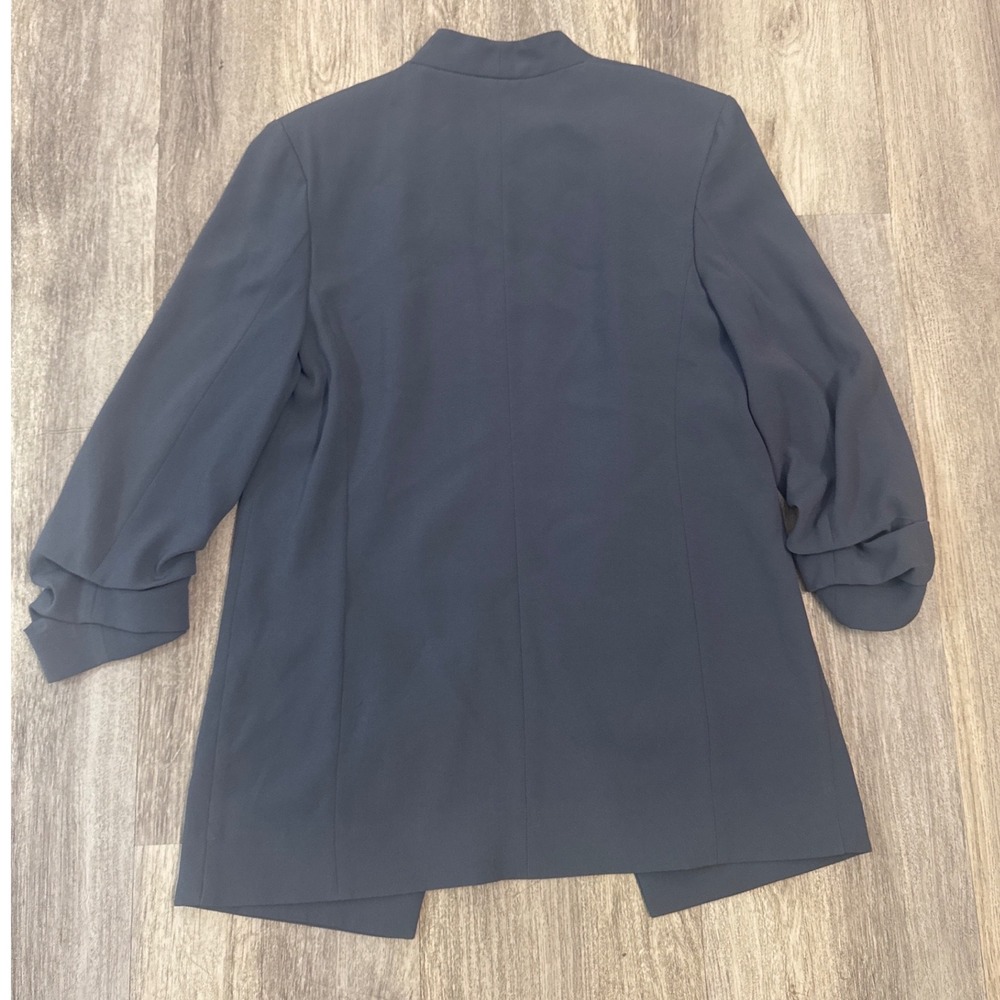 Aritzia Babaton Power Blazer Size 2 Blue Gray Vintage Navy - Picture 4 of 8